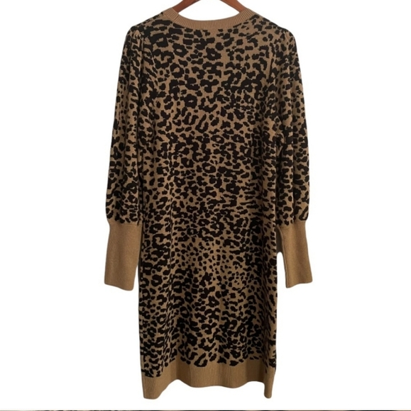 NWT Loft leopard sweater dress size s,xxl - Picture 4 of 4